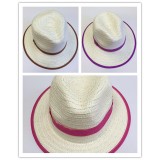 HT525-NEW  KIDS COWGIRL  STRAW HAT